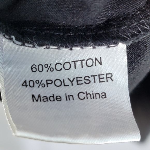 Emirates Team NZ Black Logo Print Cotton Blend Classic T-Shirt Men Large - Picture 5 of 8